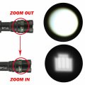 Tactical T6 Flashlight Super Bright LED Rechargeable Zoom Torch Light Aluminum