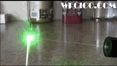 match burning laser pointer